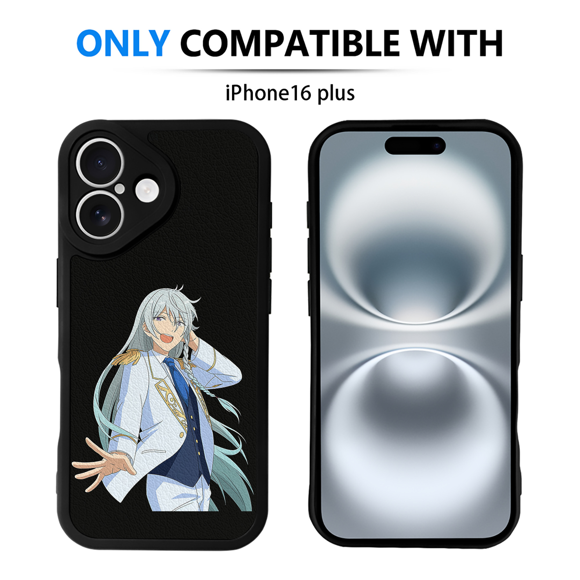 （画像用） あんさんぶるスターズ! Ensemble Stars 【iPhone 16シリーズ対応】シリコンスマホケース（レザー調） 材質：シリコン